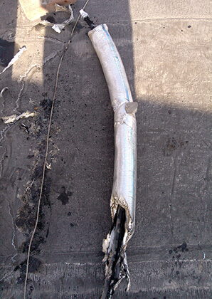 太陽能電熱帶起火